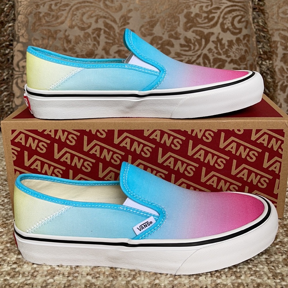 Vans Slip-On Sf Ombre Multi/True White WMNS - Picture 3 of 16